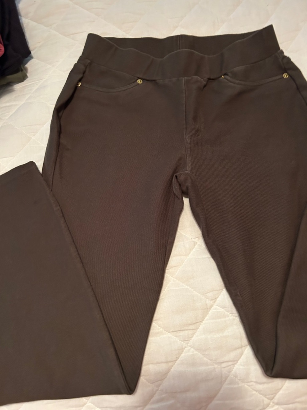 Michael Kors Dark green Straight Pants Michael kors sz M